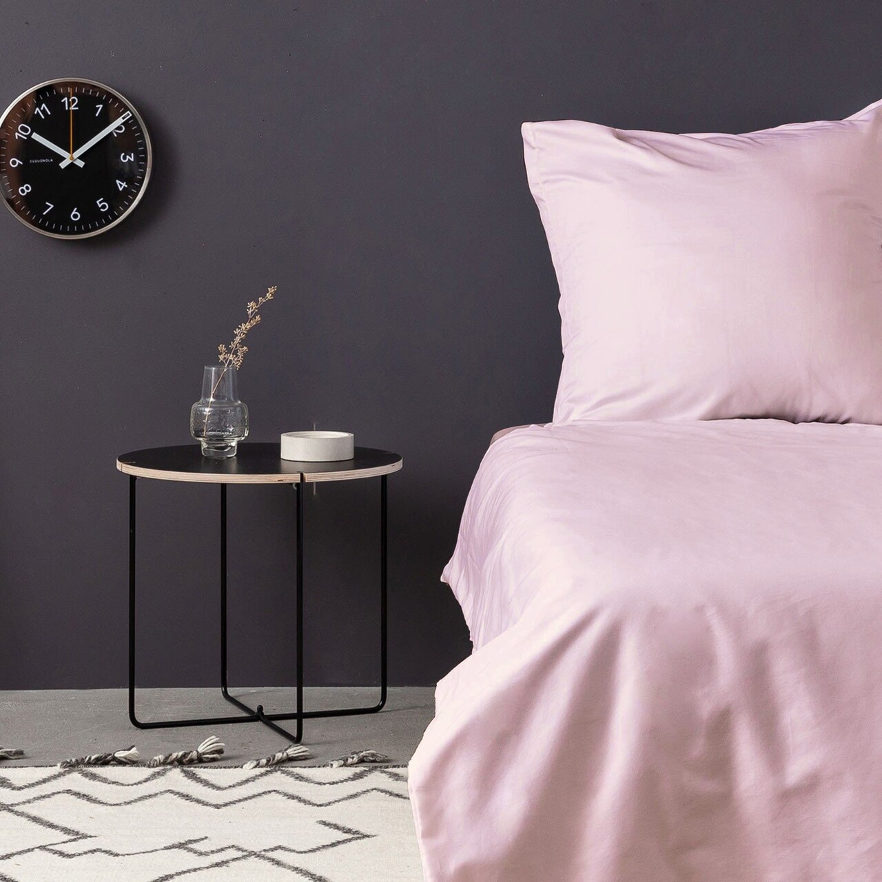 Lenjerie de pat pentru o persoana Single XXL (DE), L'essentiel Maison, De Light Pink, Roz deschis - imagine 3